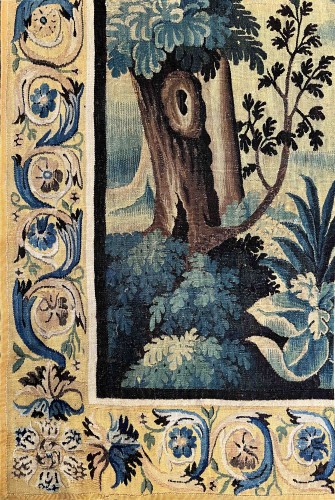  - Bird Capture - 18th Century Tapestry from the Aubusson Manufactory