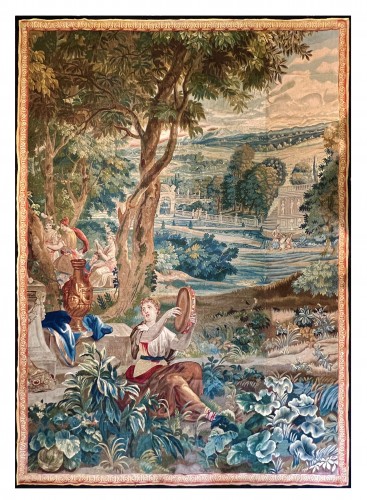 Calipso sur l'île d'Ogygie - Tapisserie de la Manufacture de Bruxelles XVIIe siècle