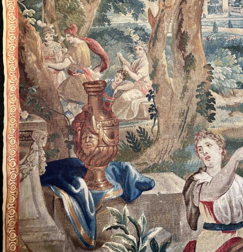 Tapestry from the Brussels Manufactory, 17th century - Calipso on the islan - Tapestry & Carpet Style 