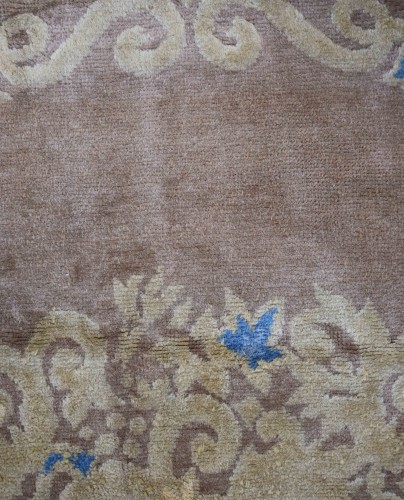 Antiquités - Rug signed by the Jules Leleu company circa 1950