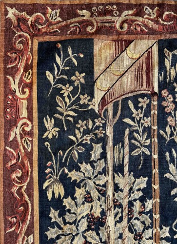 L'Odorat, La Dame à la licorne - Tapisserie Manufacture Aubusson XIXe siècle - 