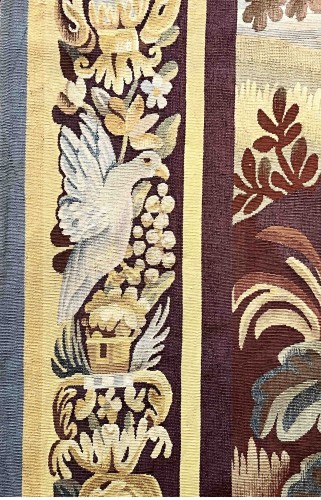Tapestry & Carpet  - Verdure tapestry from the Aubusson Manufactory, 19th century