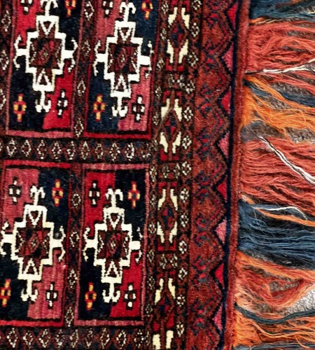 Tekke Bukhara Collector's Rug – Rare 19th Century Piece - Tapestry & Carpet Style 