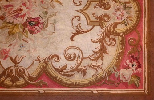 Tapestry & Carpet  - Carpet From The Aubusson Manufactory, Napoleon III Period