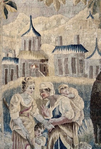 18th century - The Fortune Teller - Aubusson Tapestry 8th Century