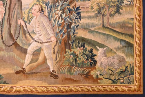 Tapisserie & Tapis Tapisserie - Tapisserie d’Aubusson XIXe siècle – La Balançoire d’après Francisco de Goya