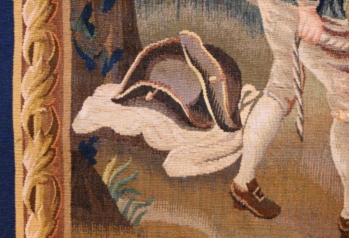 Tapisserie d’Aubusson XIXe siècle – La Balançoire d’après Francisco de Goya - 