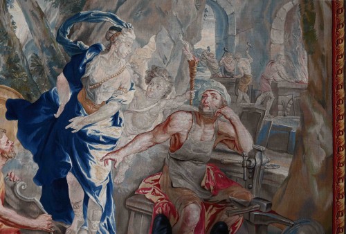 Tapestry & Carpet  - Brussels Tapestry, Van Der Borcht Workshop, Venus Visiting Vulcan, Achilles