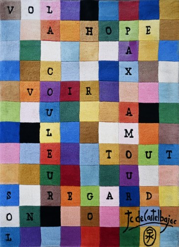 Tapis 27 jours d'amour de Jean-Charles de Castelbajac