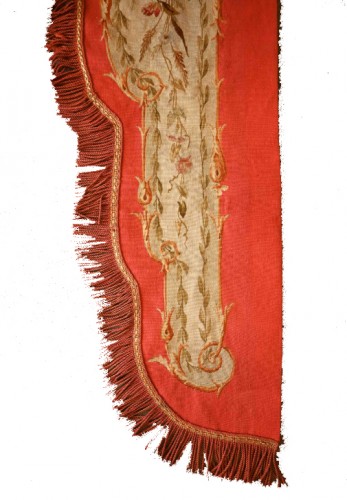Napoléon III - 19th-century tapestry valance from the Aubusson Manufactory