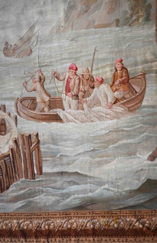 19th-century Beauvais tapestry – Arrival of the Fishermen - Tapestry & Carpet Style 