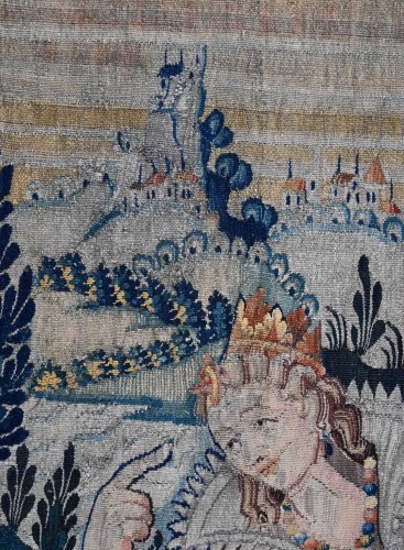 Tapestry from the Flemish manufactory, 17th century – Judgment of Paris - 