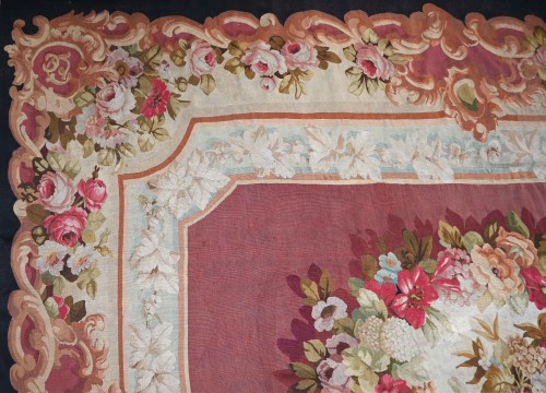 Tapis de La Manufacture d'Aubusson, Napoleon III du XIXe siècle - Tapisserie & Tapis Style Napoléon III