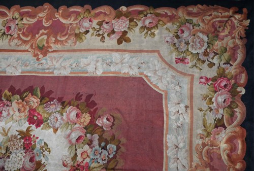 Tapisserie & Tapis Tapis - Tapis de La Manufacture d'Aubusson, Napoleon III du XIXe siècle