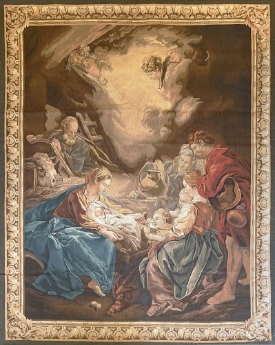 Tapisserie d'Aubusson, La scène de la naissance de Jésus-Christ