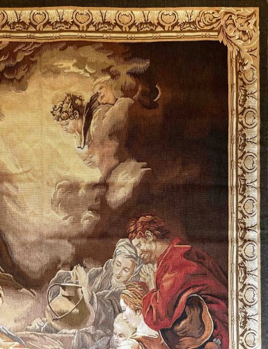 Tapisserie & Tapis Tapisserie - Tapisserie d'Aubusson, La scène de la naissance de Jésus-Christ