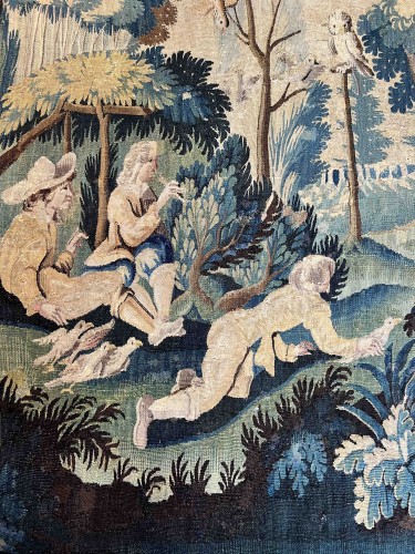 Tapisserie & Tapis Tapisserie - Capture d'Oiseaux - Tapisserie Manufacture d'Aubusson XVIIIe.siècle