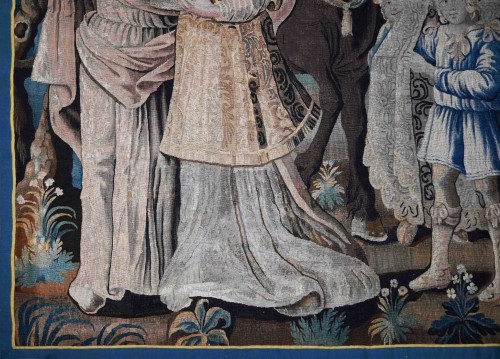 Antiquités - Le couronnement de Melinte et Ariana - Tapisserie d'Aubusson milieu 17e.siècle