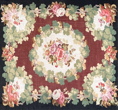 Tapis Napoleon III de Manufacture Royal Aubusson - Circa 1860