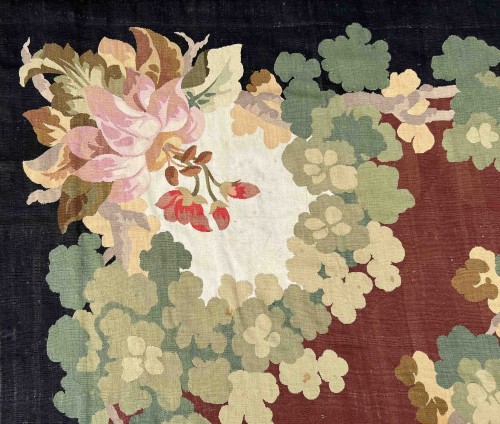 Tapisserie & Tapis Tapis - Tapis Napoleon III de Manufacture Royal Aubusson - Circa 1860