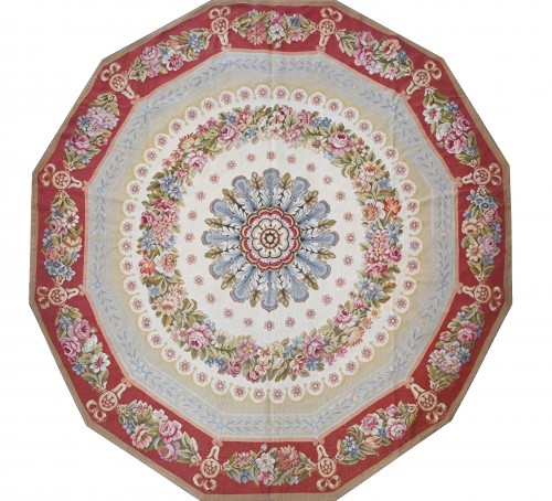 apis Décagonal de Manufacture d'Aubusson - Circa 1950