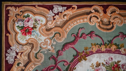 Tapis de la Manufacture d'Aubusson Circa 1840 - Galerie Lissier