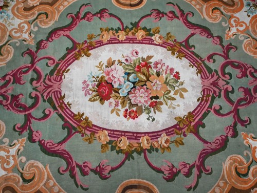 XIXe siècle - Tapis de la Manufacture d'Aubusson Circa 1840