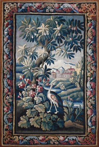 Tapisserie Verdure de la Manufacture d'Aubusson XVIIIe siècle