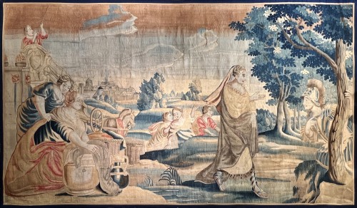 Tapisserie des Flandres XVIIe siècle , Le retour triomphal