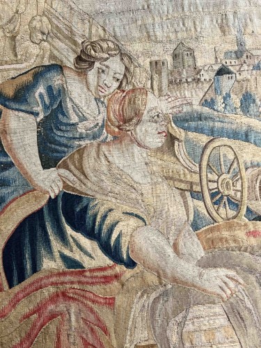 Tapisserie des Flandres XVIIe siècle , Le retour triomphal - Tapisserie & Tapis Style 