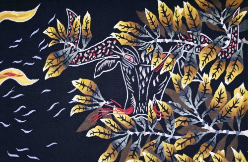 Tapestry & Carpet  - Aubusson Tapestry, 20th Century - Jean Lurçat, Rooster and Sun