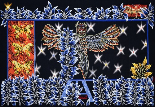 Aubusson Tapestry, Workshop Tabard - The owl in the wardrobe, Jean Lurçat