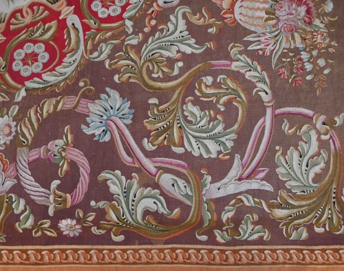 Napoléon III - Napoleon III carpet from the Aubusson Manufactory