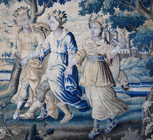 Tapestry, Royal Aubusson Manufactory, 17th century - The Triumph of Flora - 