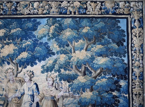 17th century - Tapestry, Royal Aubusson Manufactory, 17th century - The Triumph of Flora