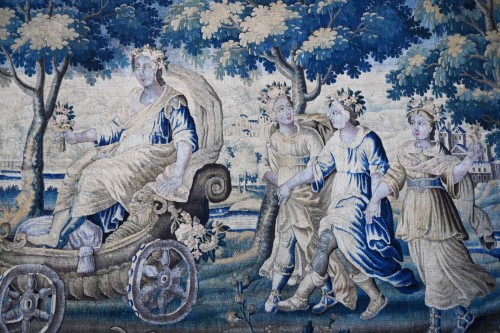 Tapestry, Royal Aubusson Manufactory, 17th century - The Triumph of Flora - 