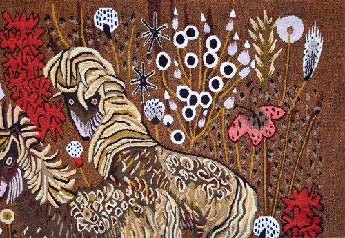 The Companions of Marjol, Aubusson tapestry after Dom Robert (20th century)  - Tapestry & Carpet Style 50