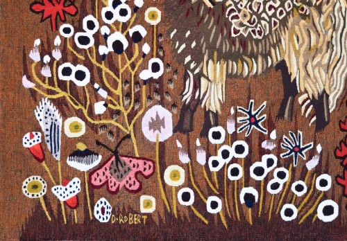 Tapestry & Carpet  - The Companions of Marjol, Aubusson tapestry after Dom Robert (20th century) 