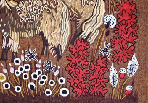 The Companions of Marjol, Aubusson tapestry after Dom Robert (20th century)  - 50