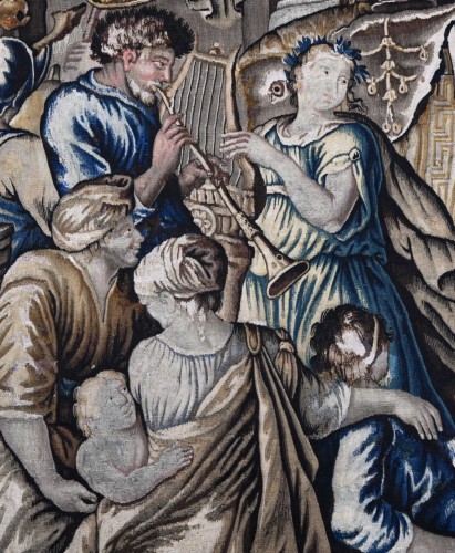 Tapisserie & Tapis Tapisserie - L’entrée d’Alexandre le Grand dans Babylone - Tapisserie d’Aubusson XVIIe siècle