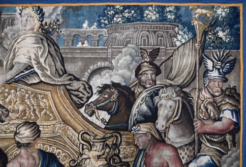 XVIIe siècle - L’entrée d’Alexandre le Grand dans Babylone - Tapisserie d’Aubusson XVIIe siècle