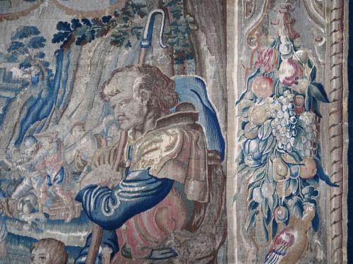 L'histoire de Moïse et Séphora - Tapisserie de la Manufacture de Bruxelles XVIIe siècle - Tapisserie & Tapis Style 