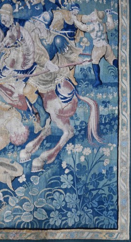 Tapestry, Flemish Manufactory, 16th century - The Bravery of David's Army - 
