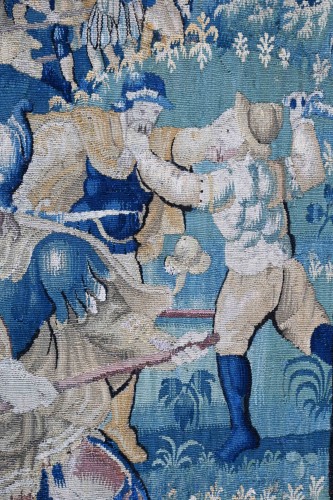 Antiquités - Tapestry, Flemish Manufactory, 16th century - The Bravery of David's Army