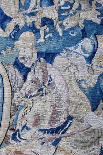 Antiquités - Tapestry, Flemish Manufactory, 16th century - The Bravery of David's Army