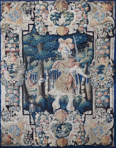 Tapisserie XVIIe Audenarde Manufacture des Flandres - Tancrède dans la Forêt Enchantée