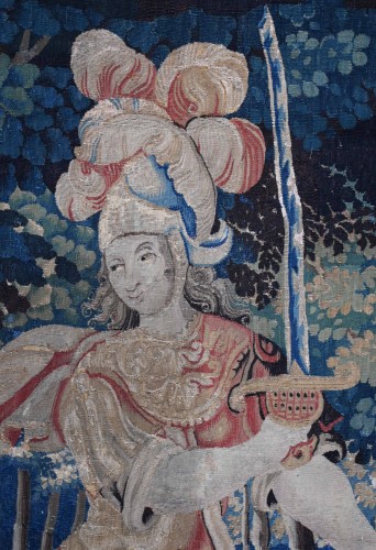 Tapisserie XVIIe Audenarde Manufacture des Flandres - Tancrède dans la Forêt Enchantée - 