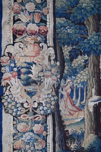  - Tapisserie XVIIe Audenarde Manufacture des Flandres - Tancrède dans la Forêt Enchantée
