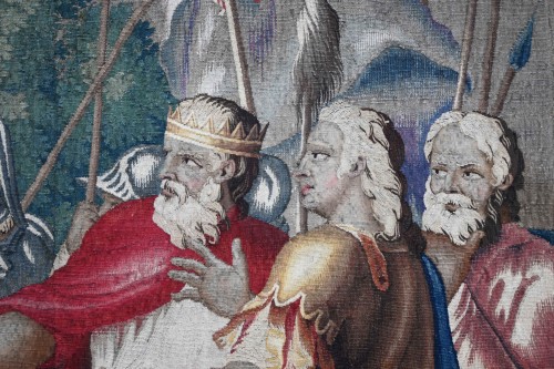 18th tapestry Royal Aubusson Manufactory – The Sacrifice to Jupiter - 