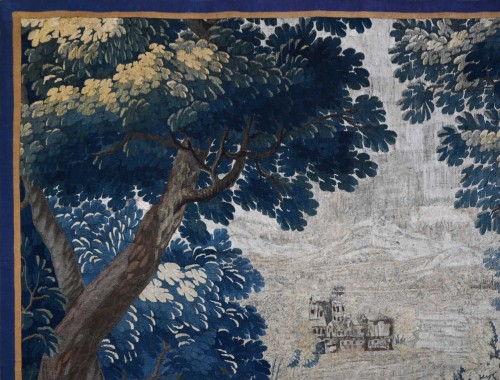  - Scène pastorale, tapisserie de la Manufacture Royale d'Aubusson XVIIIe siècle